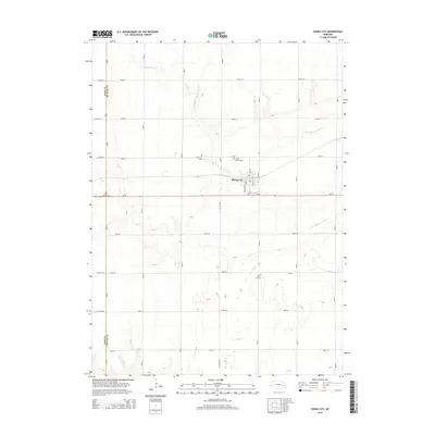 2014 Map of Rising City, 2014 Print