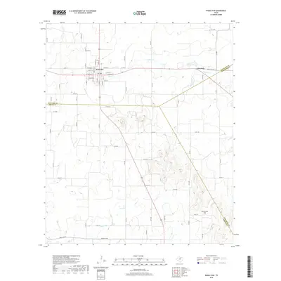 2019 Map of Rising Star, 2019 Print