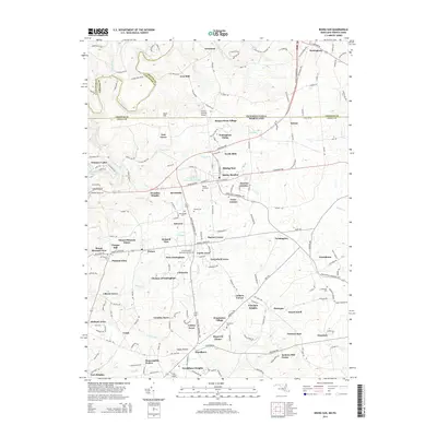 2014 Map of Rising Sun, 2014 Print