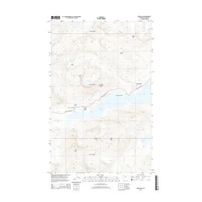 2014 Map of Rising Sun, 2014 Print