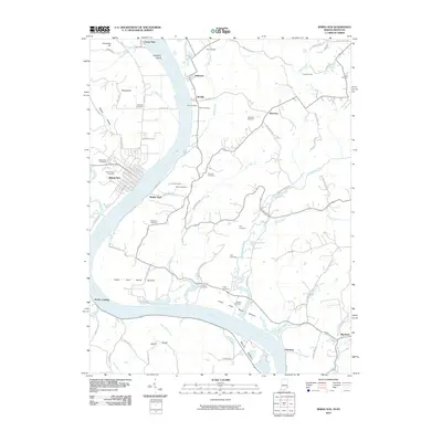 2010 Map of Rising Sun, 2010 Print