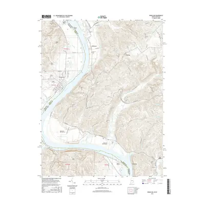2016 Map of Rising Sun, 2016 Print