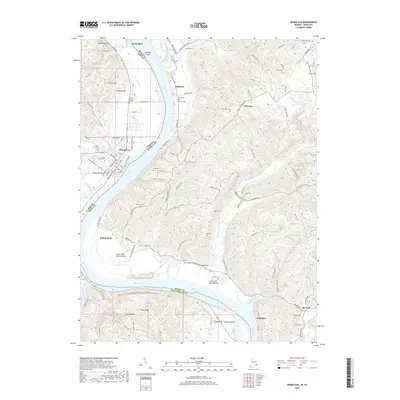 2019 Map of Rising Sun, 2019 Print