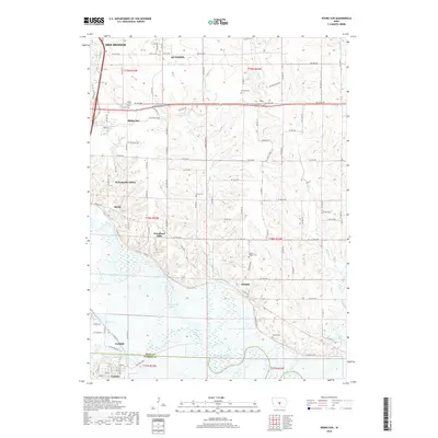 2018 Map of Rising Sun, 2018 Print