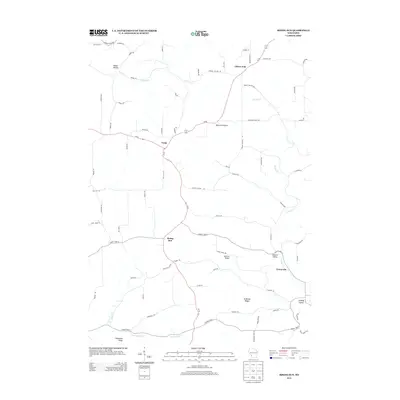 2013 Map of Rising Sun, 2013 Print