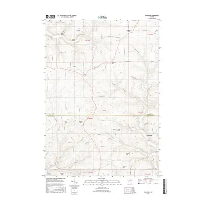 2016 Map of Rising Sun, 2016 Print