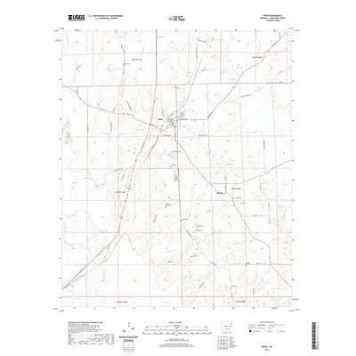 2020 Map of Rison, 2020 Print