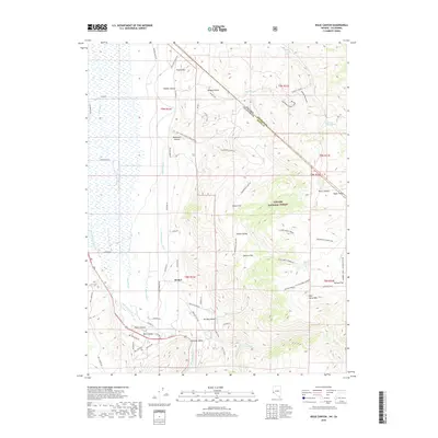 2018 Map of Risue Canyon, 2018 Print