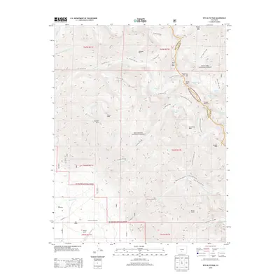2013 Map of Rito Alto Peak, 2013 Print