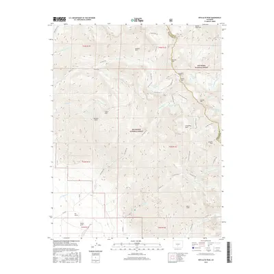 2016 Map of Rito Alto Peak, 2016 Print
