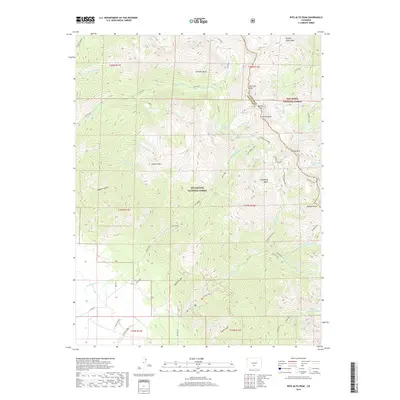 2019 Map of Rito Alto Peak, 2019 Print