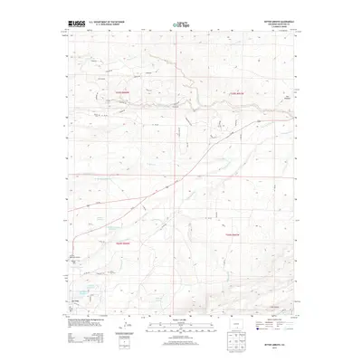 2013 Map of Ritter Arroyo, 2013 Print