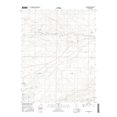 2016 Map of Ritter Arroyo, 2016 Print