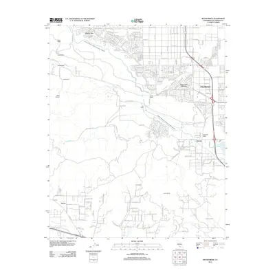 2012 Map of Ritter Ridge, 2012 Print