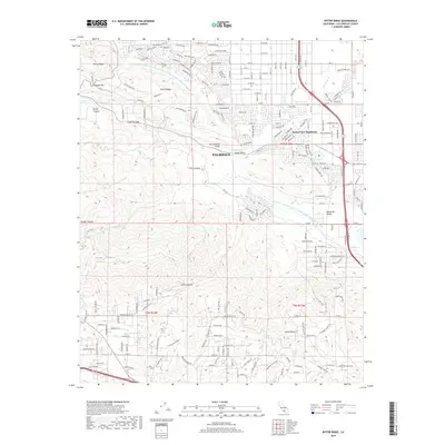 2018 Map of Ritter Ridge, 2018 Print
