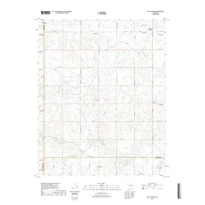 2018 Map of Ritts Junction, 2018 Print