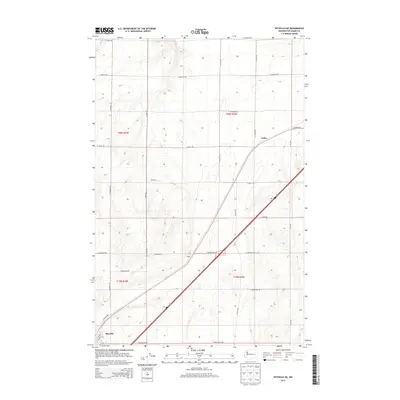2013 Map of Ritzville NE, 2013 Print