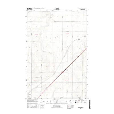 2017 Map of Ritzville NE, 2017 Print