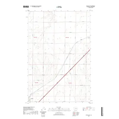 2020 Map of Ritzville NE, 2020 Print