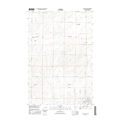2017 Map of Ritzville NW, 2017 Print
