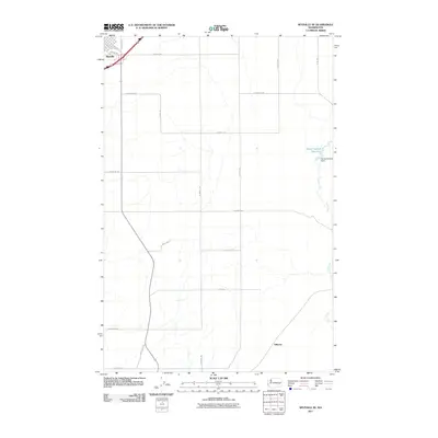 2011 Map of Ritzville SE, 2011 Print