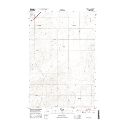 2017 Map of Ritzville SE, 2017 Print