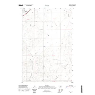 2020 Map of Ritzville SE, 2020 Print