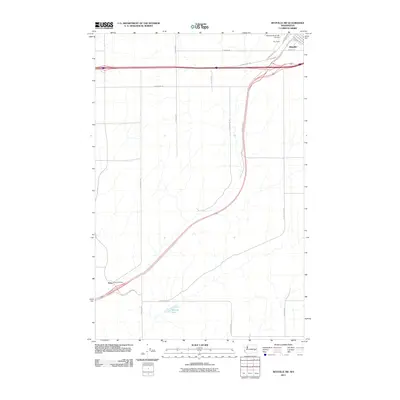 2011 Map of Ritzville SW, 2011 Print