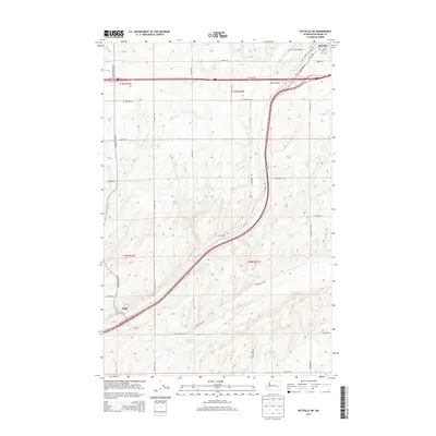 2013 Map of Ritzville SW, 2013 Print