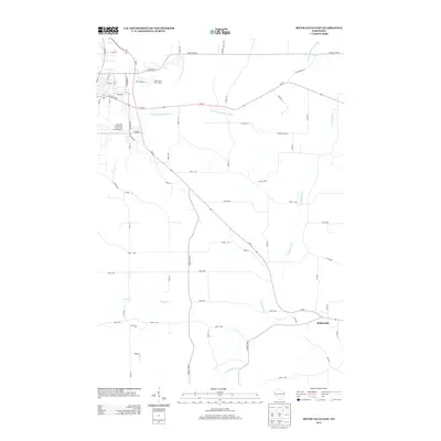 2013 Map of River Falls East, 2013 Print
