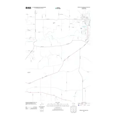 2013 Map of River Falls West, 2013 Print