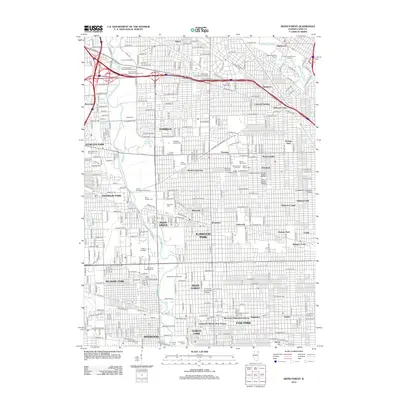 2012 Map of River Forest, 2012 Print
