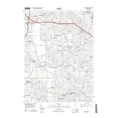 2015 Map of River Forest, 2015 Print