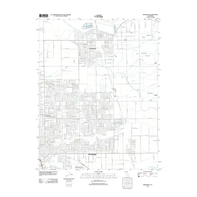 2012 Map of Riverbank, 2012 Print