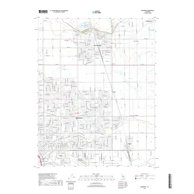 2018 Map of Riverbank, 2018 Print