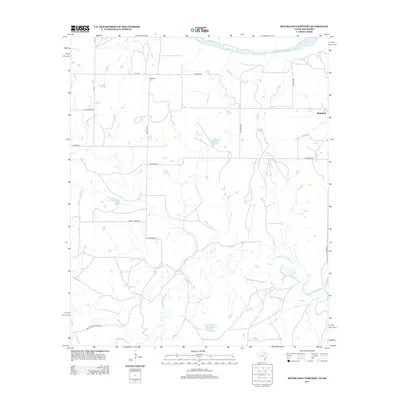 2013 Map of Riverland Cemetery, 2013 Print