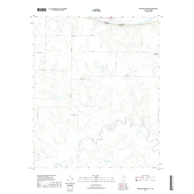 2019 Map of Riverland Cemetery, 2019 Print