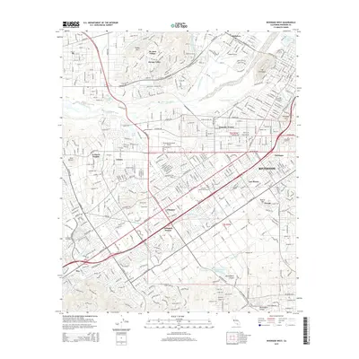 2015 Map of Riverside West, 2015 Print