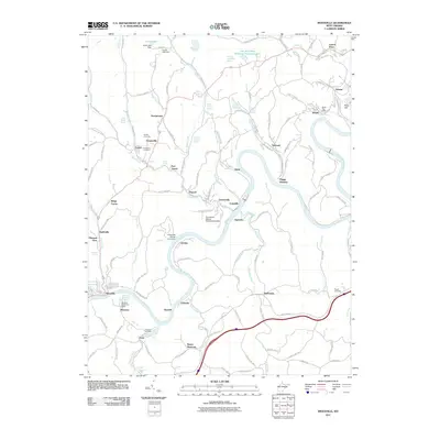 2011 Map of Rivesville, 2011 Print