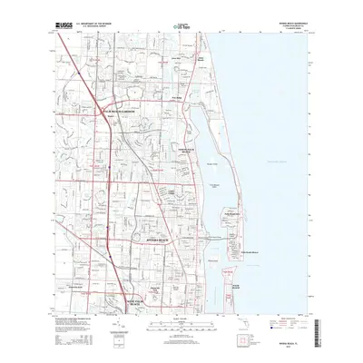 2015 Map of Riviera Beach, 2015 Print