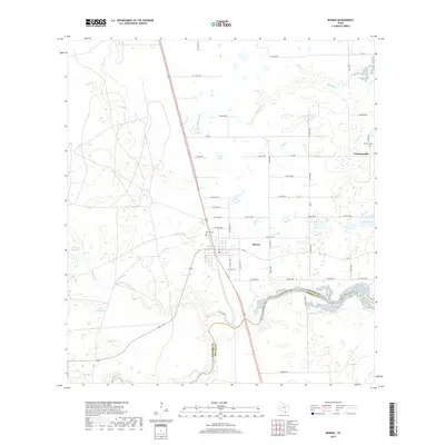 2019 Map of Riviera, 2019 Print