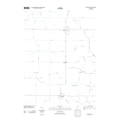 2013 Map of Roachdale, 2013 Print