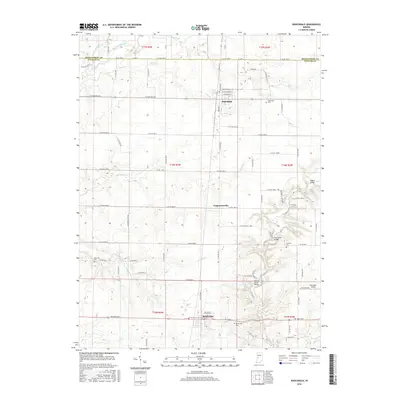 2016 Map of Roachdale, 2016 Print
