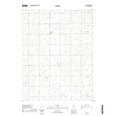 2017 Map of Roads, 2017 Print