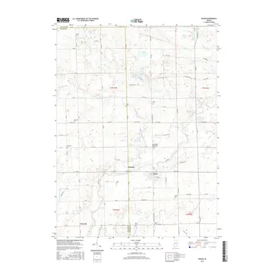 2016 Map of Roann, 2016 Print
