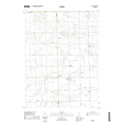 2019 Map of Roann, 2019 Print