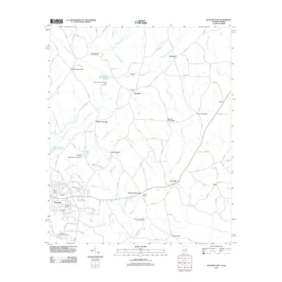 2011 Map of Roanoke East, 2011 Print