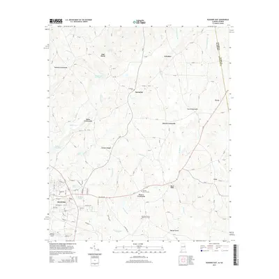 2014 Map of Roanoke East, 2014 Print