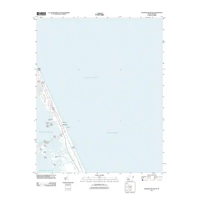 2011 Map of Roanoke Island NE, 2011 Print