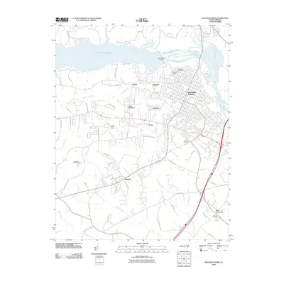 2010 Map of Roanoke Rapids, 2010 Print